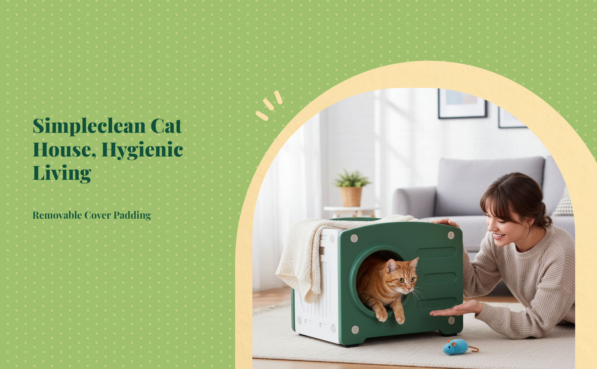 Waterproof insulated cat house