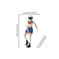 Biker Figure Figurine Highly Detailed Miniature Biker Figure Three-Dimensional