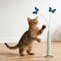 Automatic Flutter-Wing Feline Toy Handheld Mode Flutter-Wing Feline Toy Stress