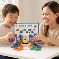 Two Player Battle Mental Challenge Training Puzzle Box Game Observation Skills Shape Block Puzzle for Home, Travel