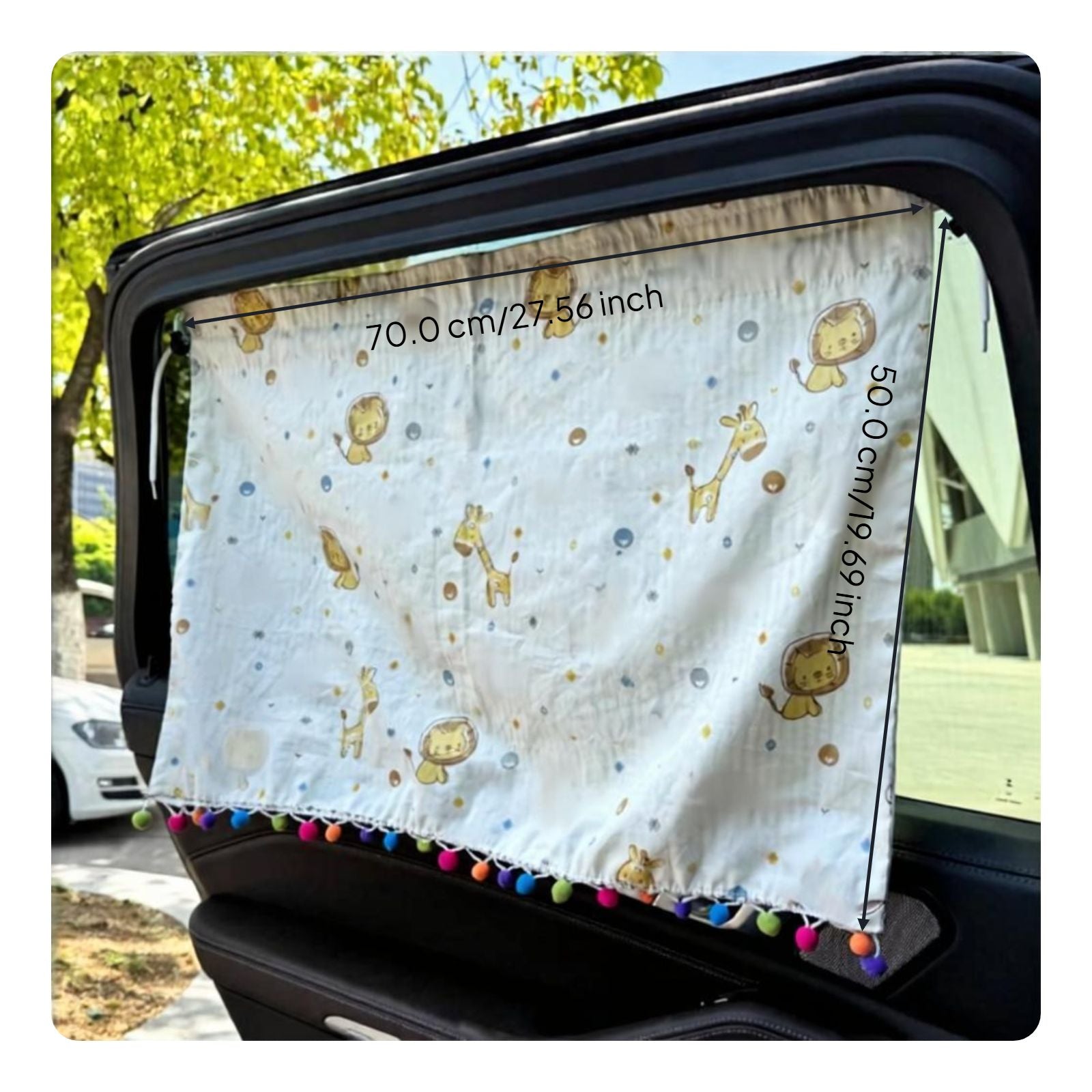 Car window shade, sun protection, privacy screen, infant side window sun block, easy installation, universal fit