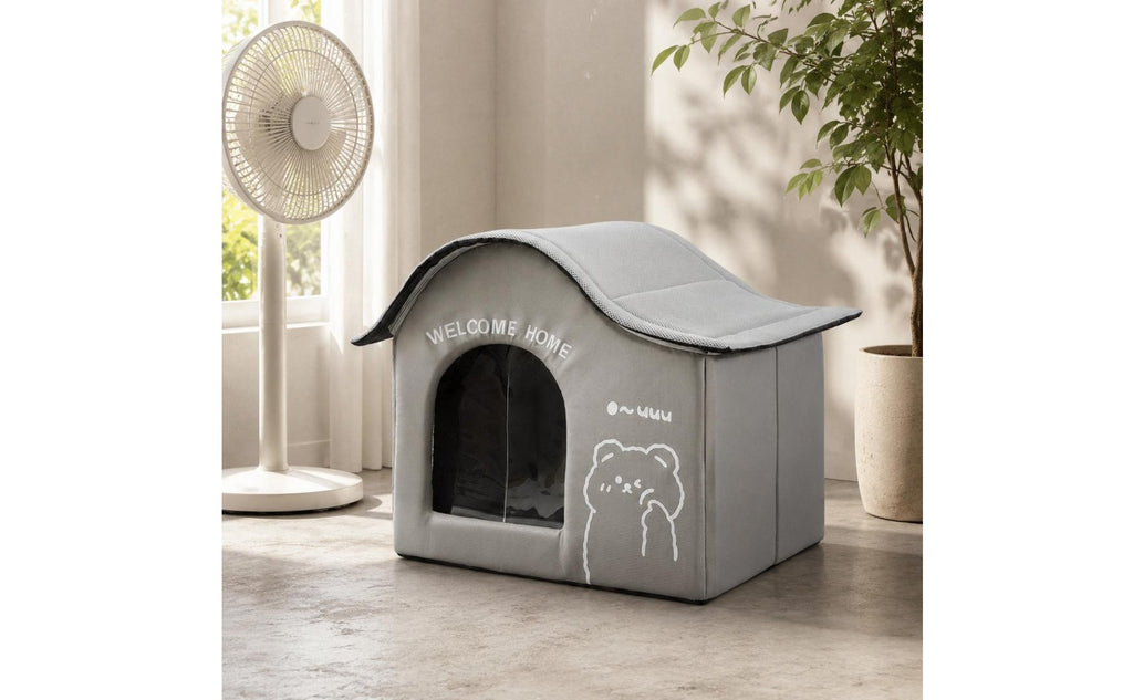 Ice Pack Pet House Portable Summer Cooling Dog House Sturdy for Hot Weather