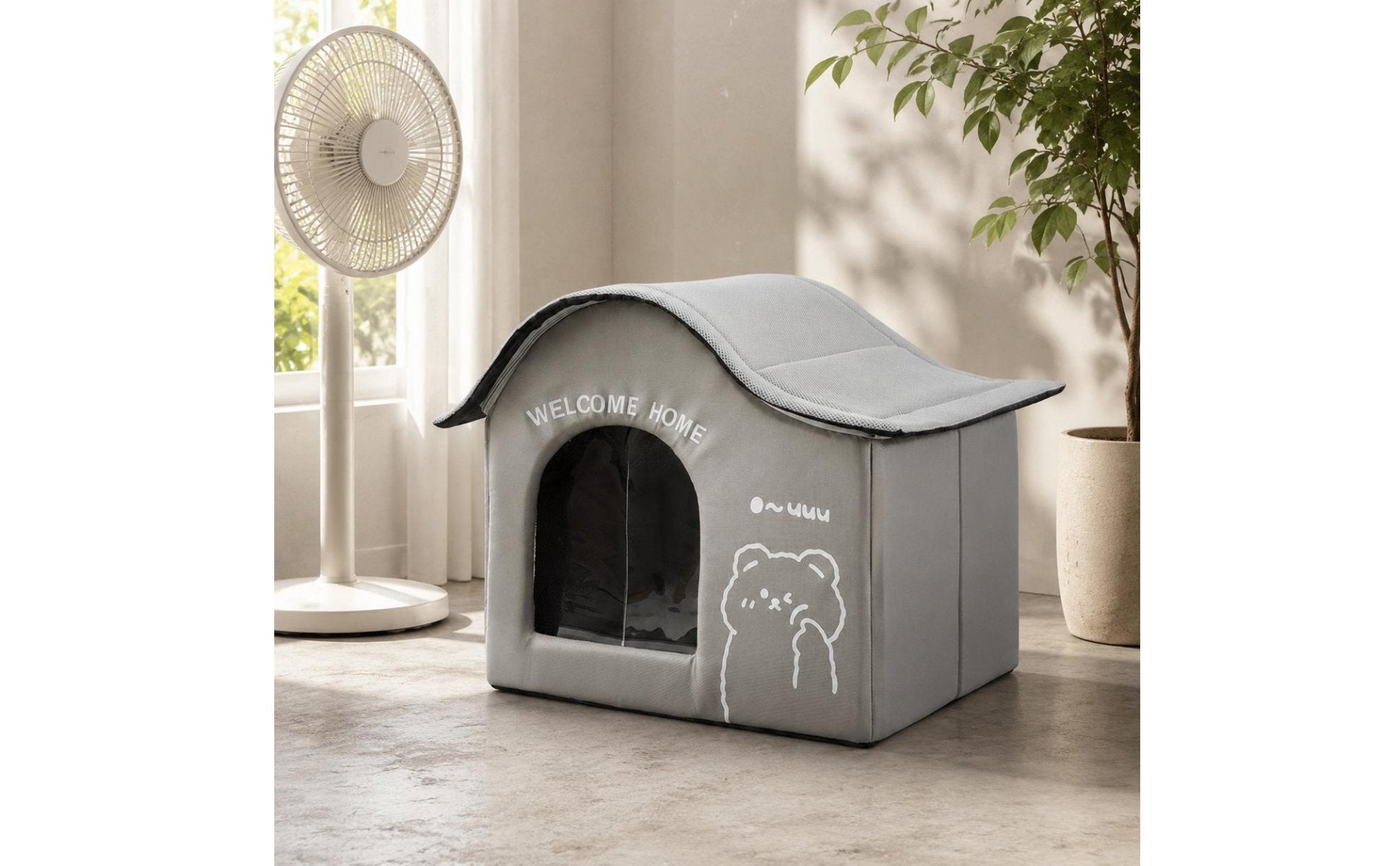 Ice Pack Pet House Portable Summer Cooling Dog House Sturdy for Hot Weather