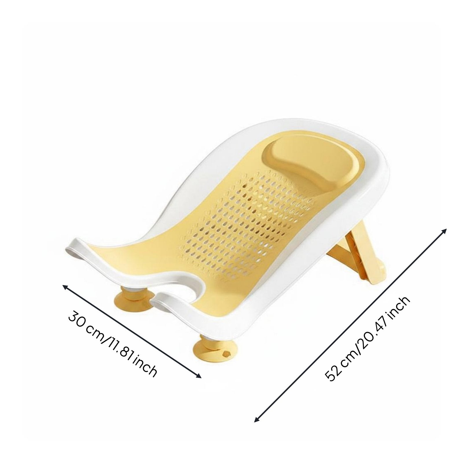 Infant Wash Tub Drainage Holes Baby Washing Basin Suction Cups