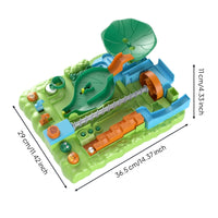 Marble Game Hand-Eye Coordination Mechanical Track Puzzle Interactive Play Obstacle Course Toy for Tabletop