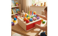 Educational Sorting Box Smooth Finish Token Insertion Toy Sensory Play