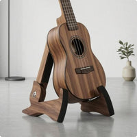 Foldable Ukulele Stand Solid Wood Foldable Violin Stand Portable Music Accessory