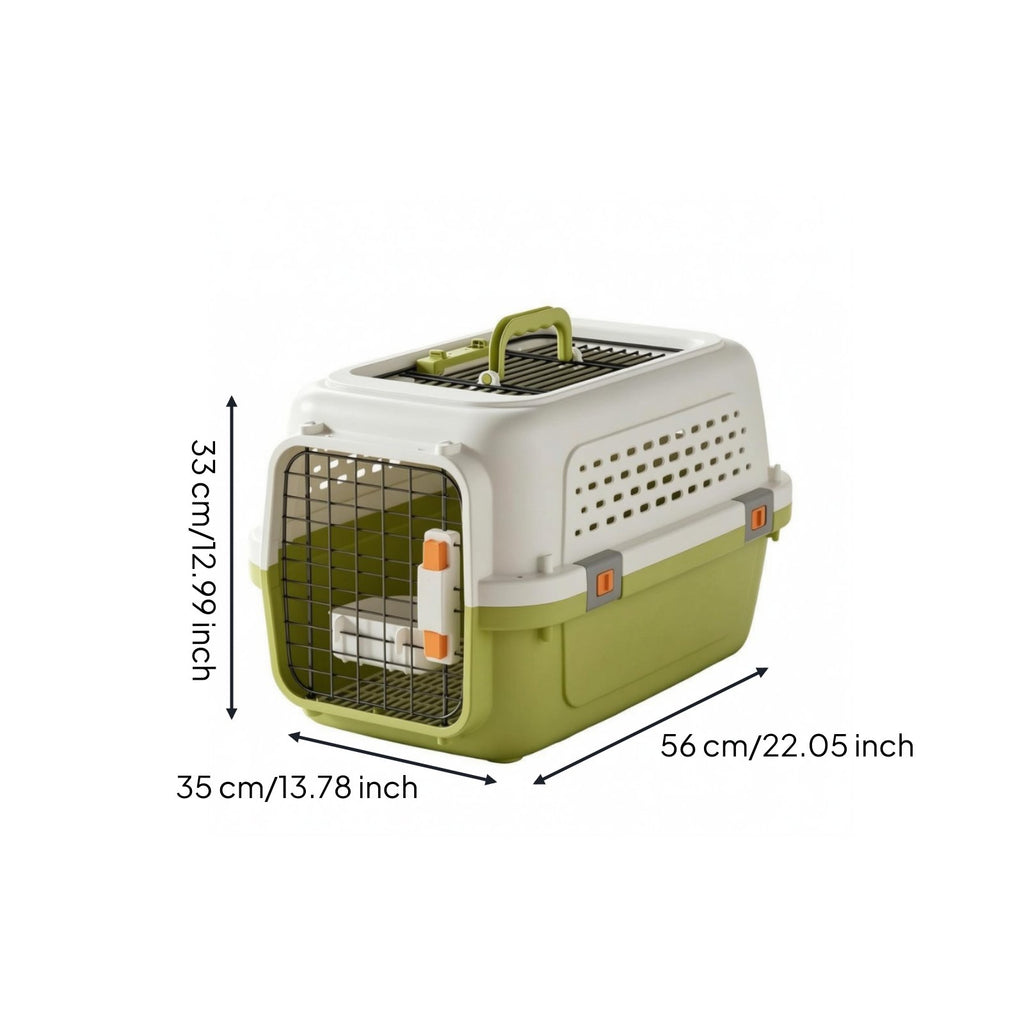 Hard-Shell Pet Carrier Portable Hard Sided Pet Carrier Sturdy