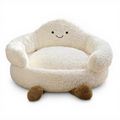 Cat Bed, Calming Plush Sofa, Cozy Indoor Retreat