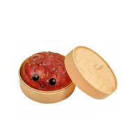 Steamed Bun Soft with Steamer Case Cute Bun Stress Toy for Office, Students