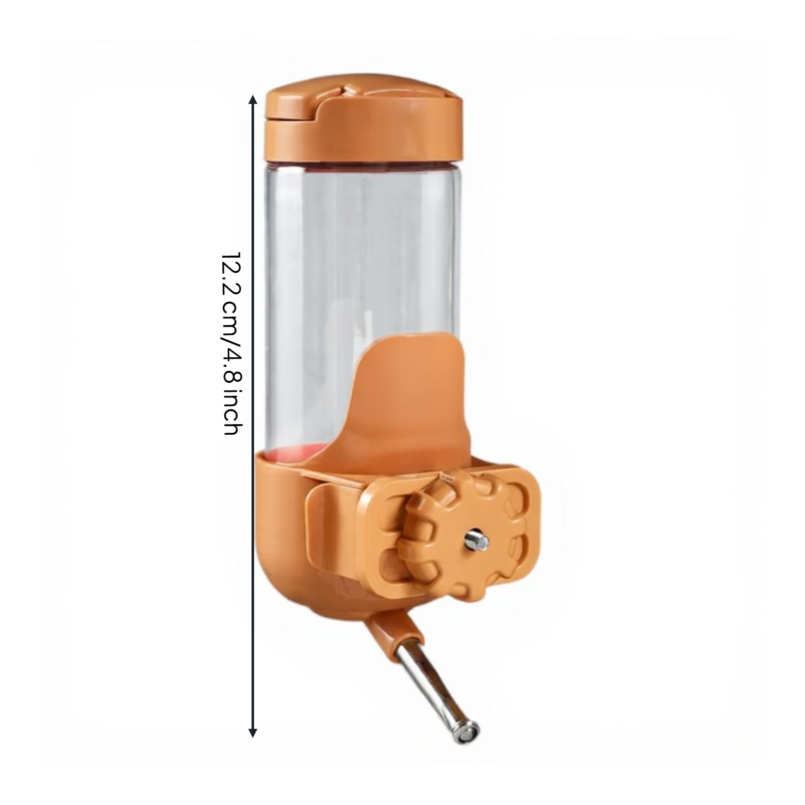 Dog Water Dispenser, Hanging Automatic Pet Water Bottle, Leak-resistant Rolling sphere Spout, Enclosure Hydration