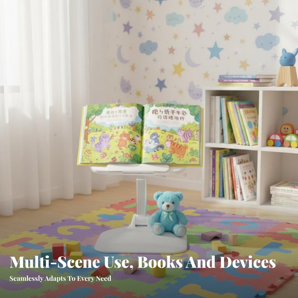 Adjustable Reading Easel Retractable Page Holders for Bay Window, Kids, Toddlers