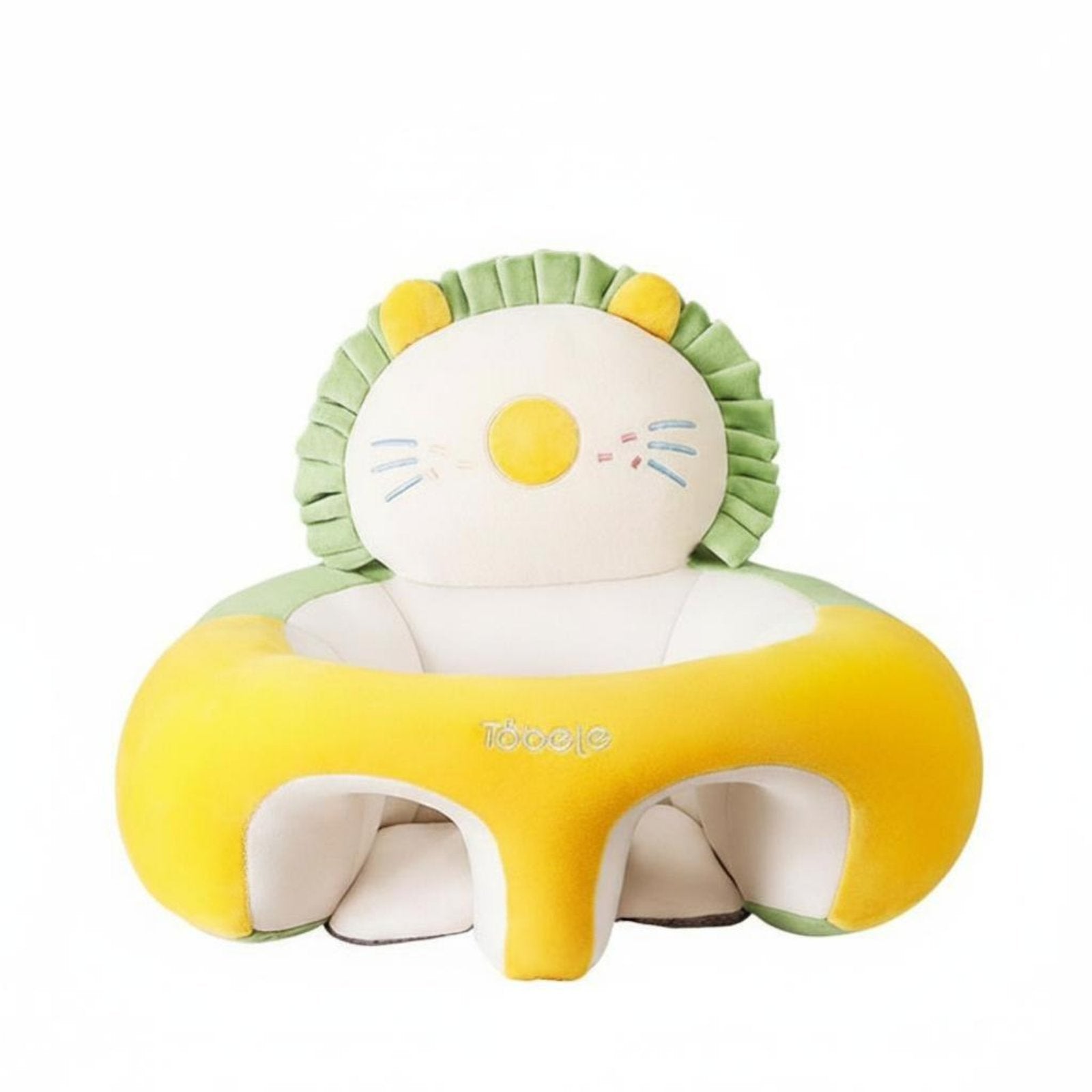 Soft Creature Sit-up Assistant Anti-Tip Design Infant Floor Seat for Indoor Use