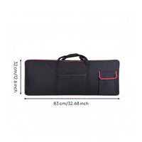 Keyboard Gig Bag Zippered Portable Keyboard Bag Front Pocket