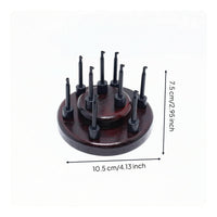 Fly Hook Rack Solid Wood Fly Hook Display Stand Painted Finish