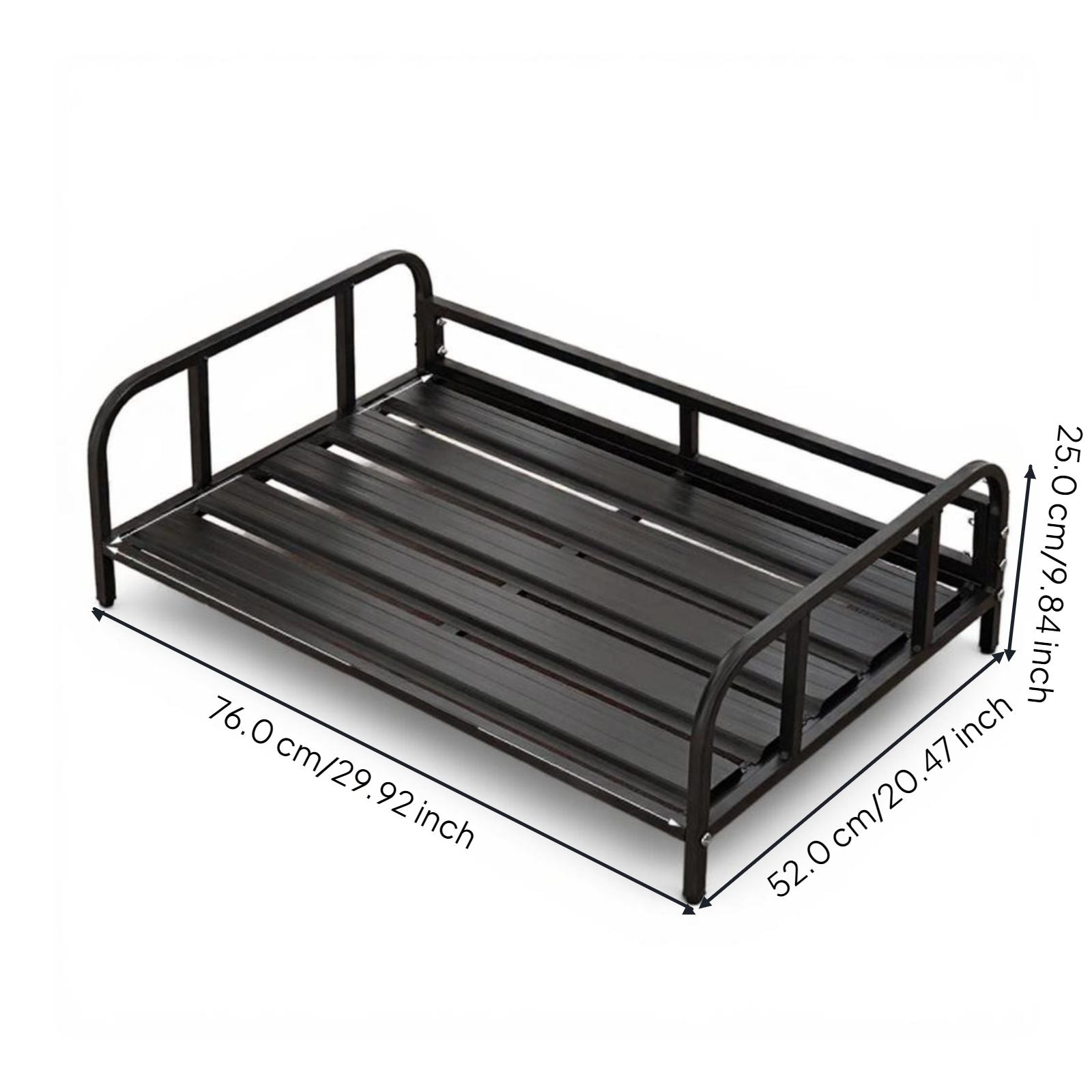 Elevated Dog Bed, Metal Frame, Breathable & Cooling Sofa