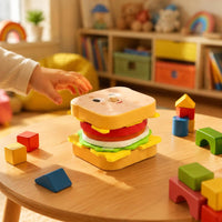 Play Quick-Service Restaurant Set Multi-Piece Toy Hamburger Meal Hand-Eye
