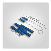 6 Pieces Piano Tuning Muting Tools Long Lasting Piano Mute Set Easy to Use