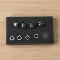 Bass Drum Linkage Connector Threaded Bass Drum Pedal Connector Metal Instrument Accessory