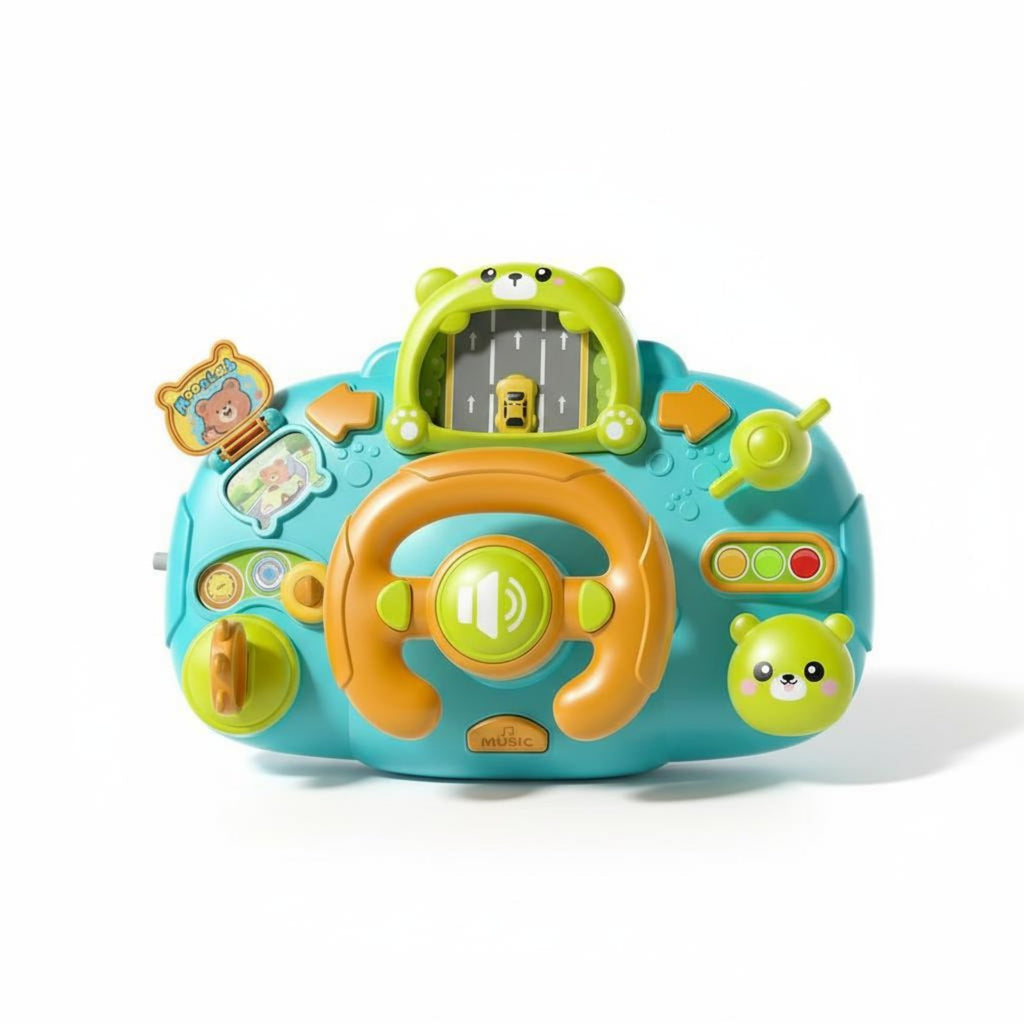 Musical Driving Simulator Toy Educational Musical Steering Wheel Toy for Infants