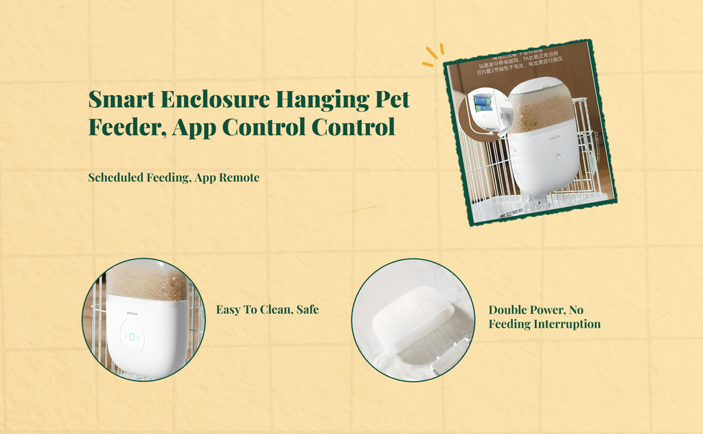 Automatic timed feeder for pets