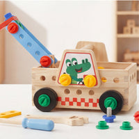 DIY Assembly Tool Wagon Develops Fine Movement Skills Take-Apart Toy Truck
