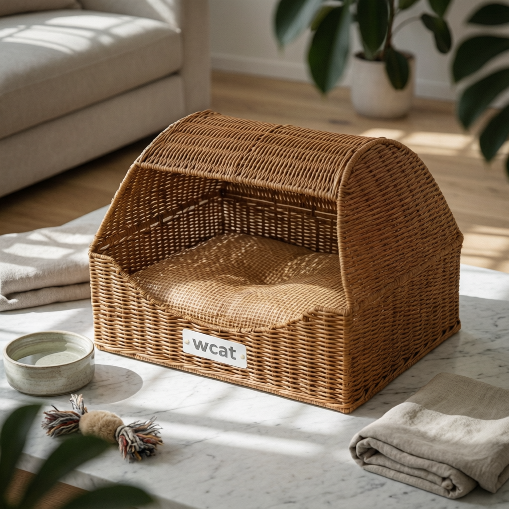 Drawer Type Pet Bed Breathable Semi Enclosed Feline Bed Cozy for Cats