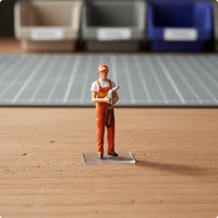 1:64 Gas Station Set Hand-Painted Gas Station Diorama DIY Toy Scene for Hobbyists
