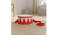 Children's Floor Drum Easy to Play Young Child Hand Drum Child-Safe Polished