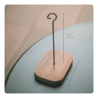 Wind Chime Hook Walnut Wood Self Wind Chime Hook Fits Doors for Porch
