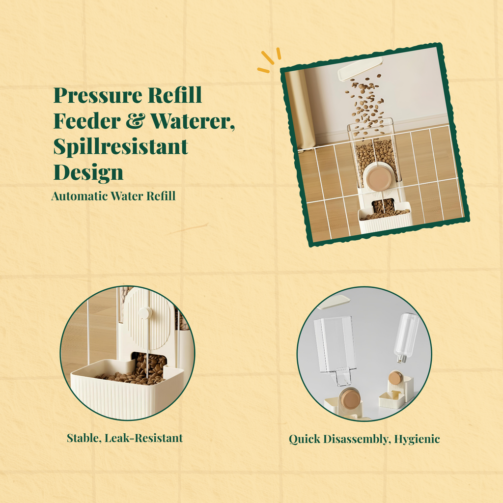 Leakproof pet water dispenser
