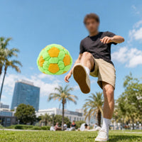32-Panel Footbag Lightweight Soccer Hacky Sack Easy Control for Park, Yard, Kids