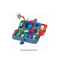Multitiered Car Playset with Ramp Toy Vehicle Course Set Interactive