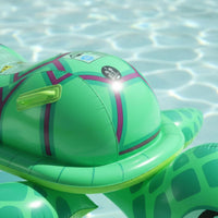 Green Turtle Pool Lounger Large Size Inflatable Turtle Inflatable Lounger