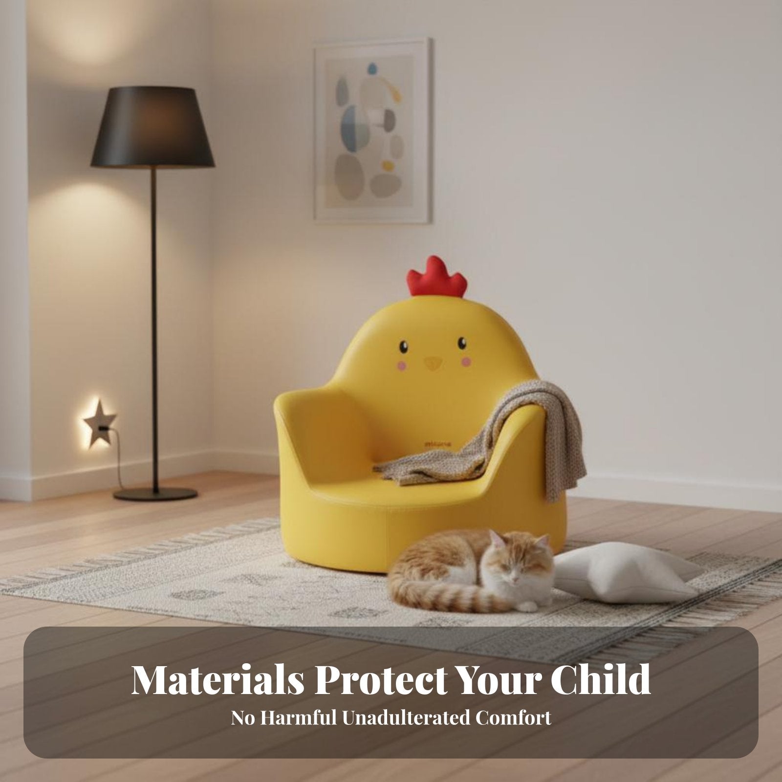 Toddler Reading Chair Lightweight and Portable children's Furniture for Toddlers