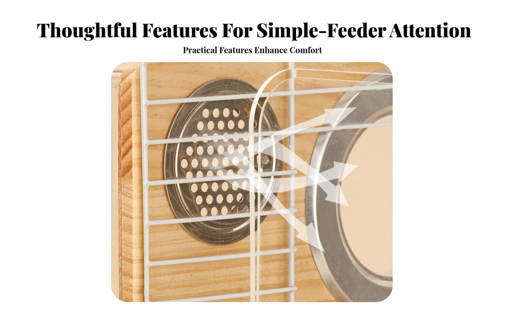 Transparent Breeding Box Keeps Warm avianhouse Easy Installation for Aviary, Home