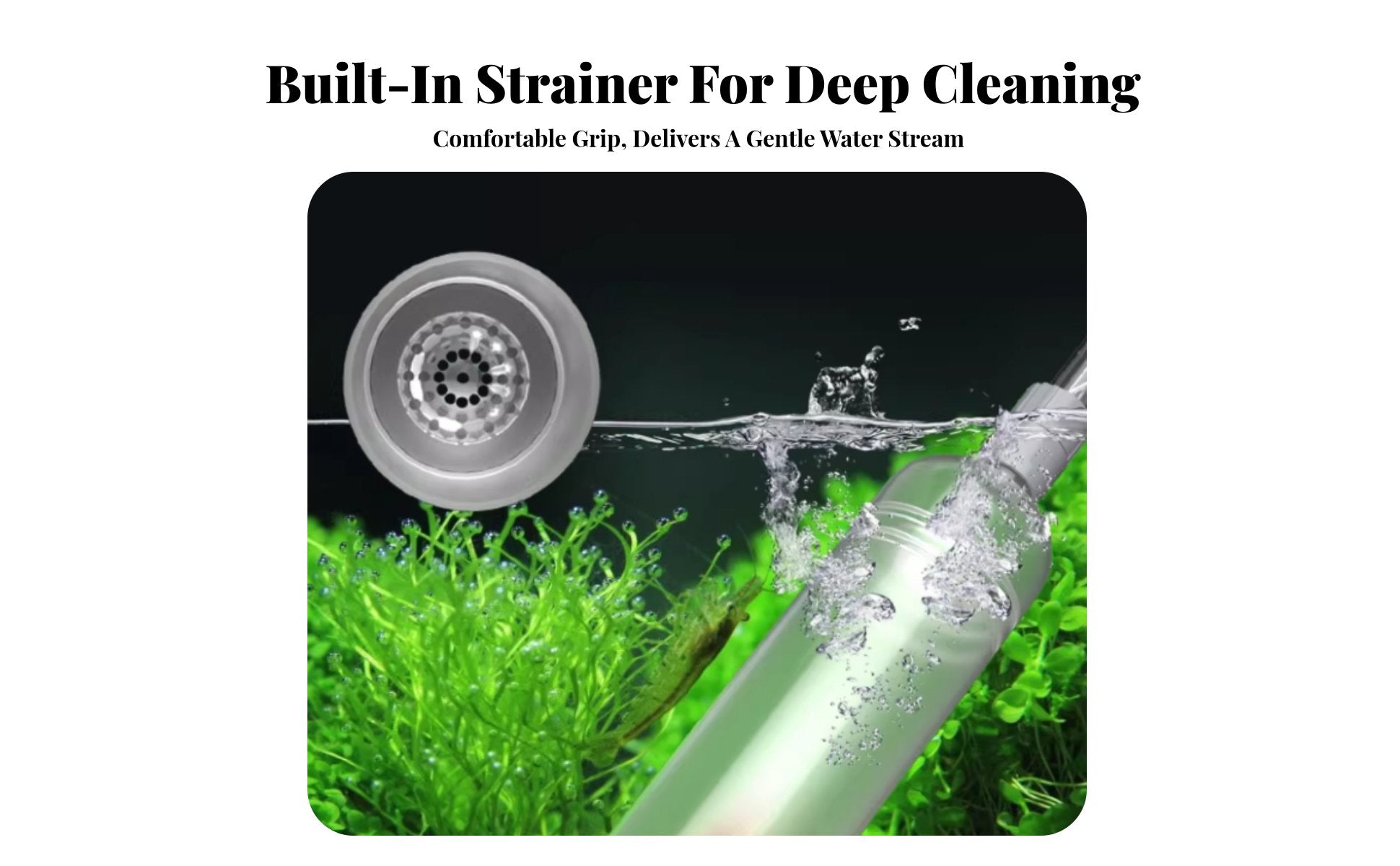 Multi-Functional Cleaning Aquatic Pet Aquarium Gravel Vacuum Easy to Use Manual Aquarium Siphon Lightweight for Pet Owners, Hobbyists, Home