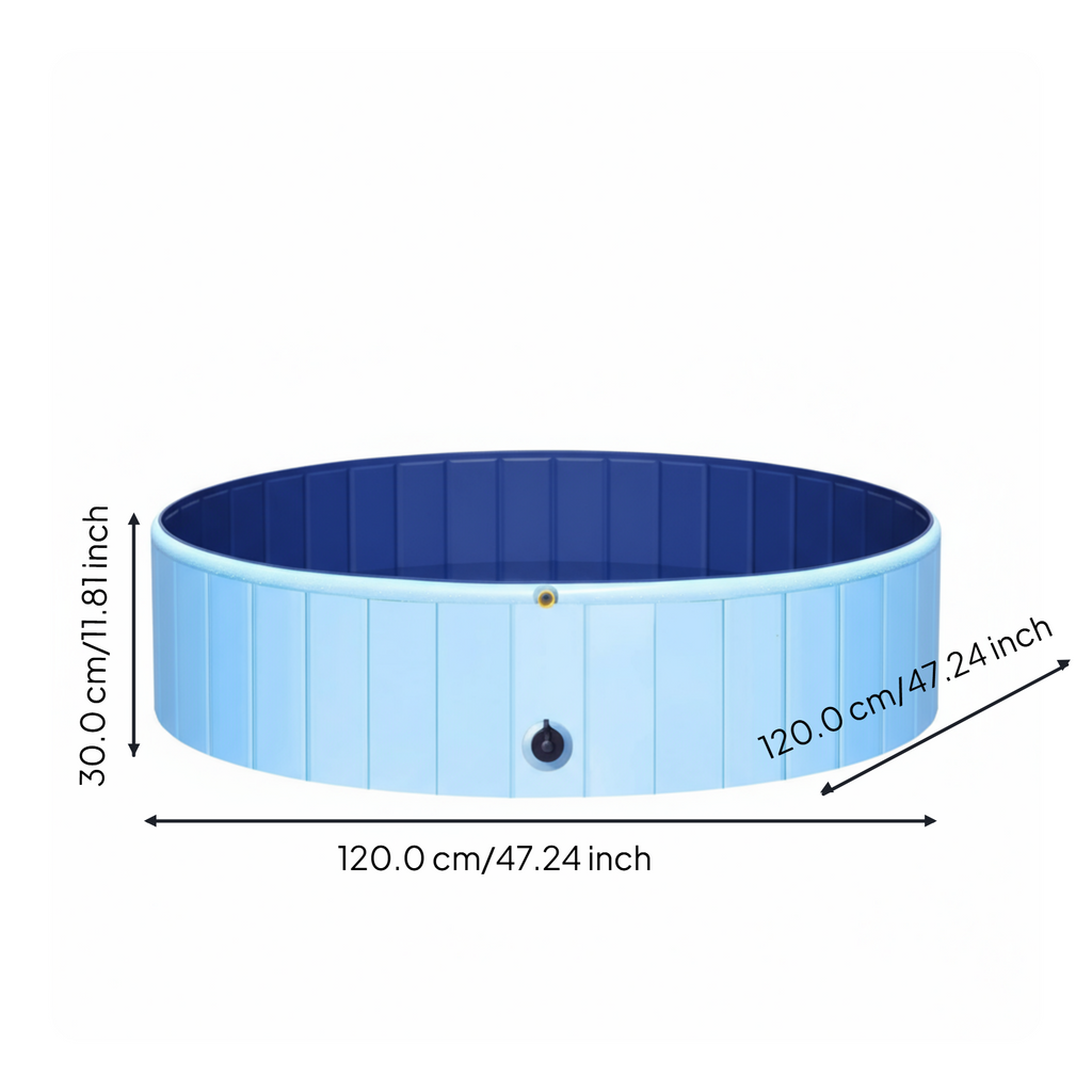 Leakproof foldable PVC pet pool