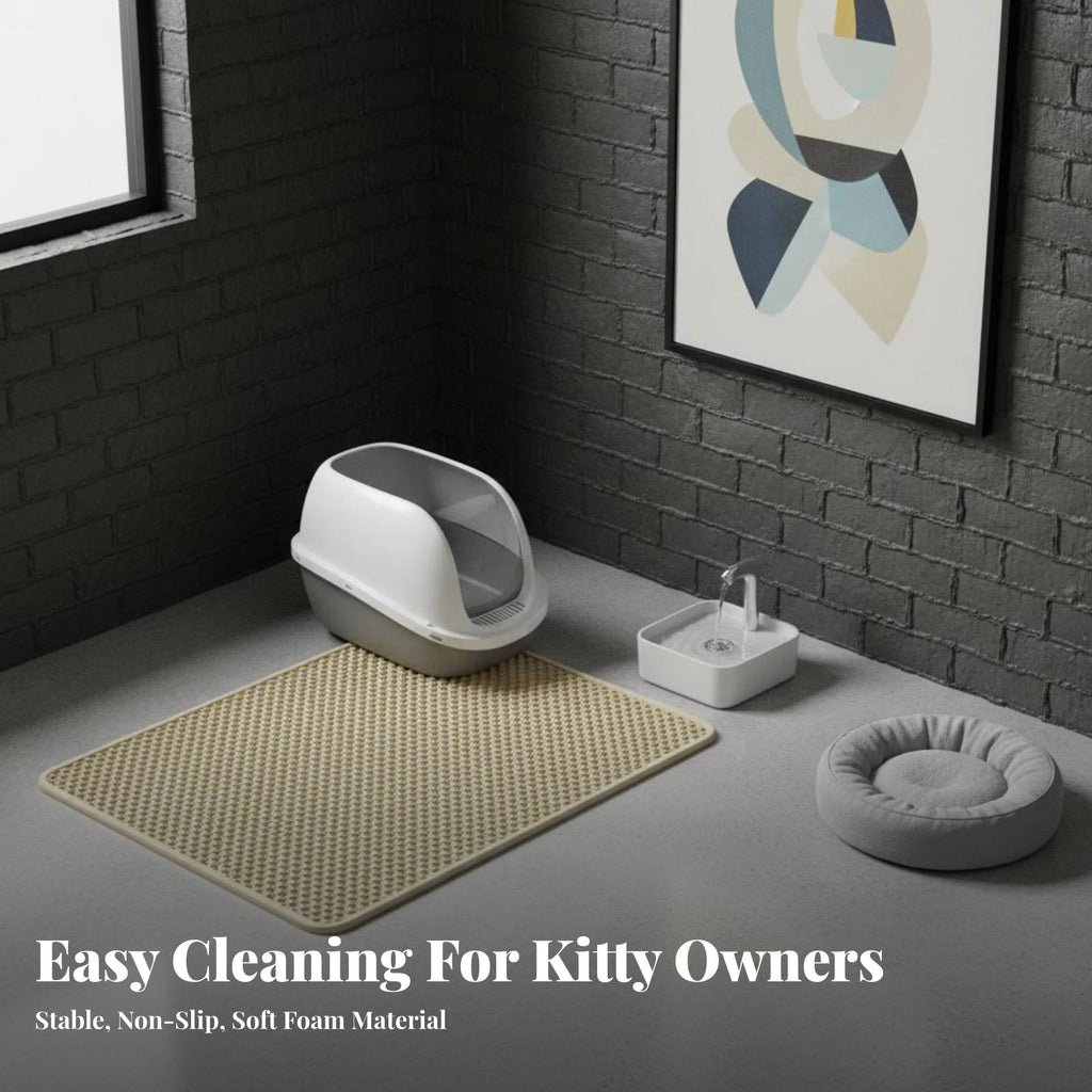 hexagonal Litter collectping Mat Waterresistant hexagonal collectping Mat for Home, felines