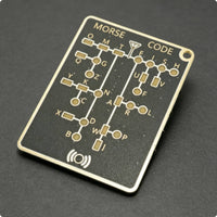 Morse Code Practice Card Pro Portable Morse Code Practice Compact for Beginners
