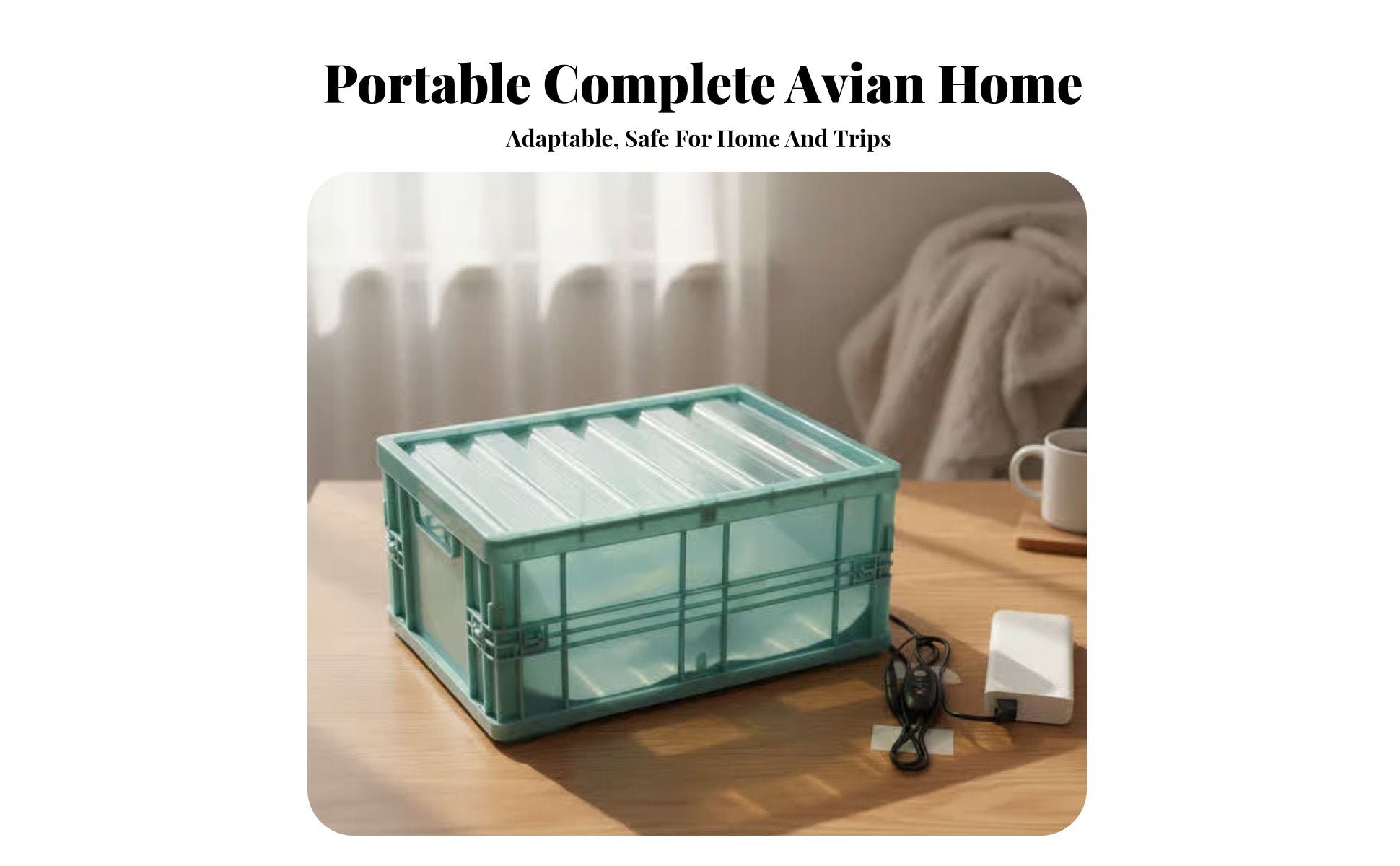 Heated Pet Brooder Constant Temperature Avian Brooder Box Pet Heating Box Space Saving Portable Creature Brooder for Home, Farm