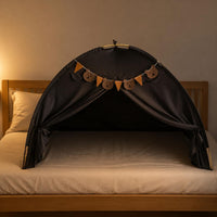 Indoor Sleeping Tent Spacious Princess Tent Cute Bear Decor for Bedside, Kids