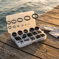 Fishing Rod Guide Loop Kit Assorted Sizes Ceramic Guide Rings Hinged Lid