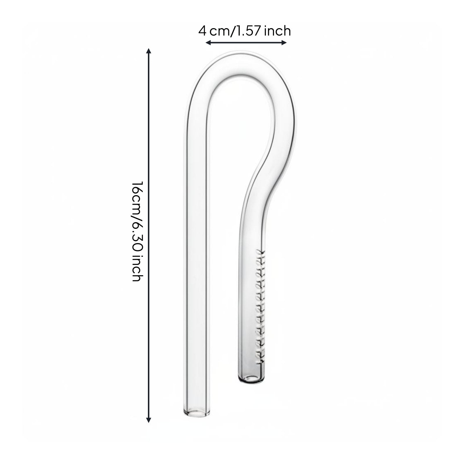 Aquarium Inflow Outflow Pipe High Clarity Canister Filter Glass Pipe