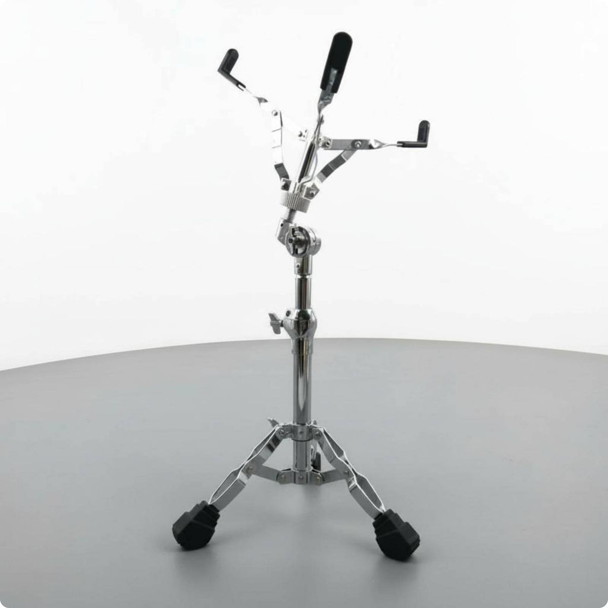 Snare Drum Stand Secure Hold Percussion Hardware Rubber Tipped Supports Gear for Rehearsal Studio