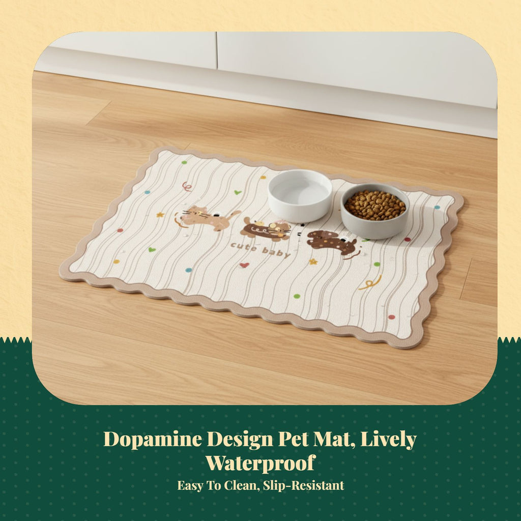 Waterproof non-slip pet mat