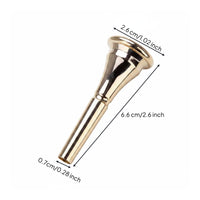 French Brass Instrument Mouthpiece Long-Lasting Music Accessory Reusable