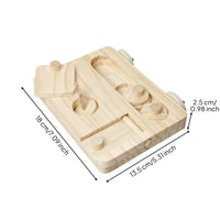 Wooden Parrot Foraging Toy Long-Lasting and Safe Wooden Bird Foraging Toy