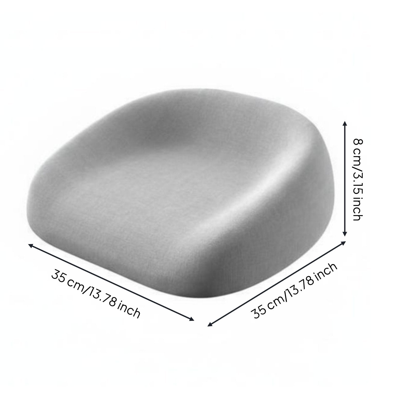 Child Heightening Seat Cushion Washable Child Seat Chair Booster Pad Slow Gradual Return Young Child Dining Booster Seat for Children, Travel