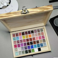 Nail Tip Storage Case White Insert Compartment Box Front Latch